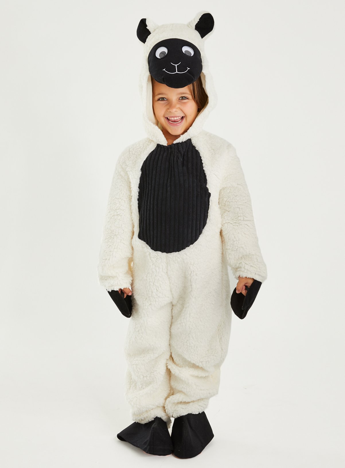 Lamb Sheep Manger Stable Costume Christmas Nativity Play Fancy Dress Kids